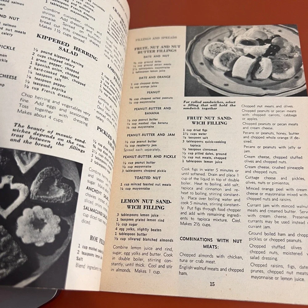 Vintage 1952 500 Tasty Sandwich Recipes Cookbook Culinary Arts Institute Booklet